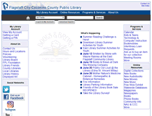 Tablet Screenshot of flagstaffpubliclibrary.org